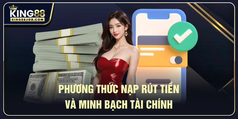King88 có lừa đảo không? Đánh giá uy tín và minh bạch 3 Phương thức nạp/rút tiền và minh bạch tài chính